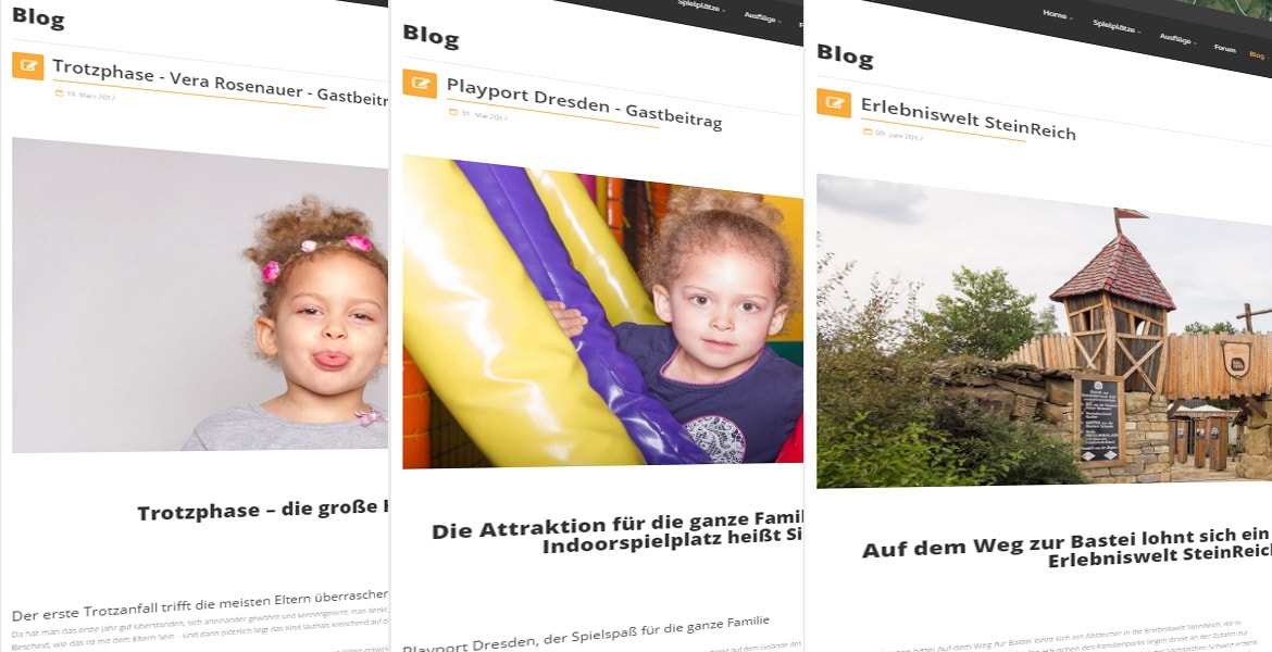 Projekt Kids Gastbeiträge, Spielplätze